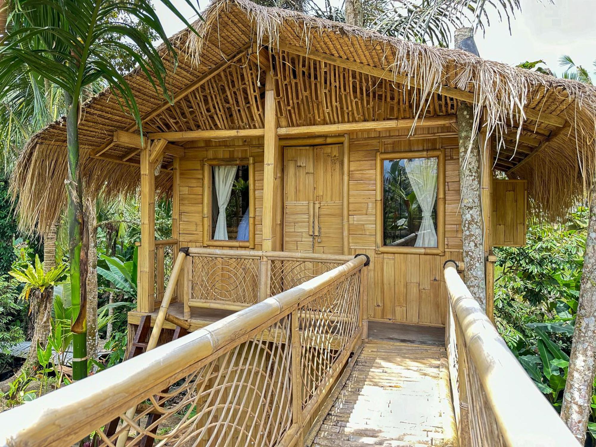Kawig Bamboo House - Ricefield View, Eco Bamboo Home Tampaksiring 外观 照片