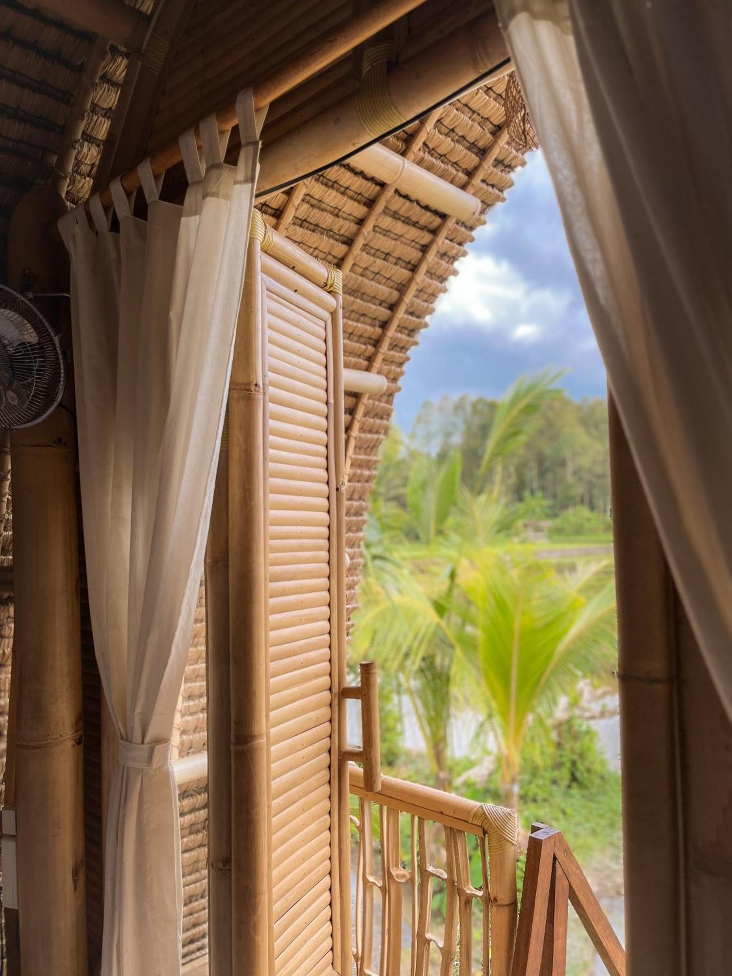 Kawig Bamboo House - Ricefield View, Eco Bamboo Home Tampaksiring 外观 照片