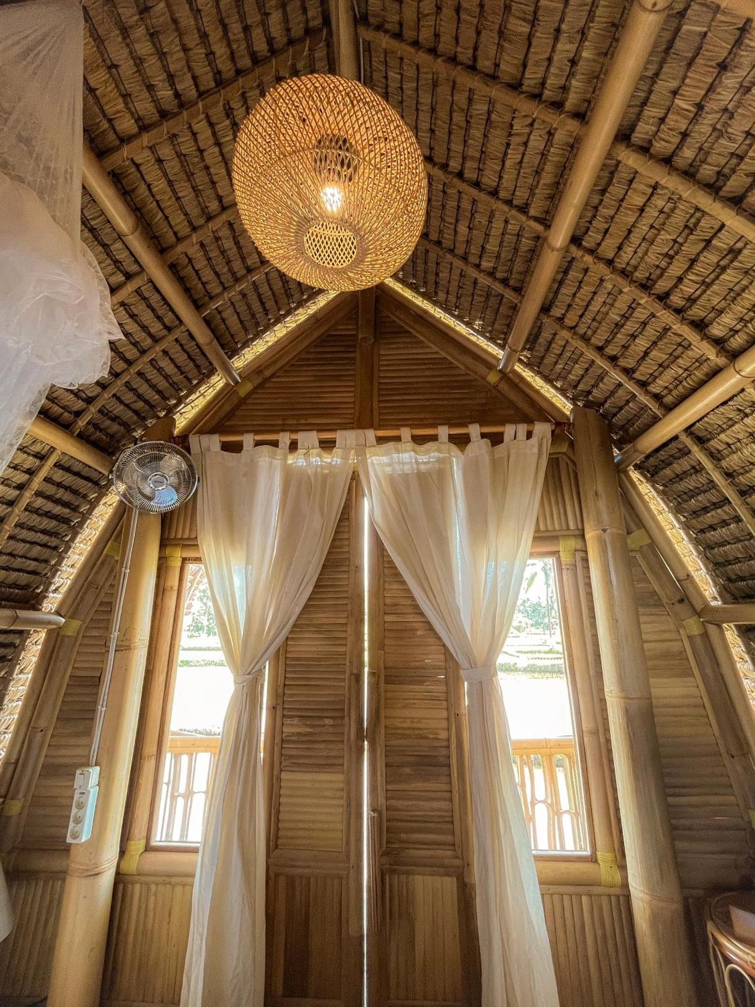 Kawig Bamboo House - Ricefield View, Eco Bamboo Home Tampaksiring 外观 照片