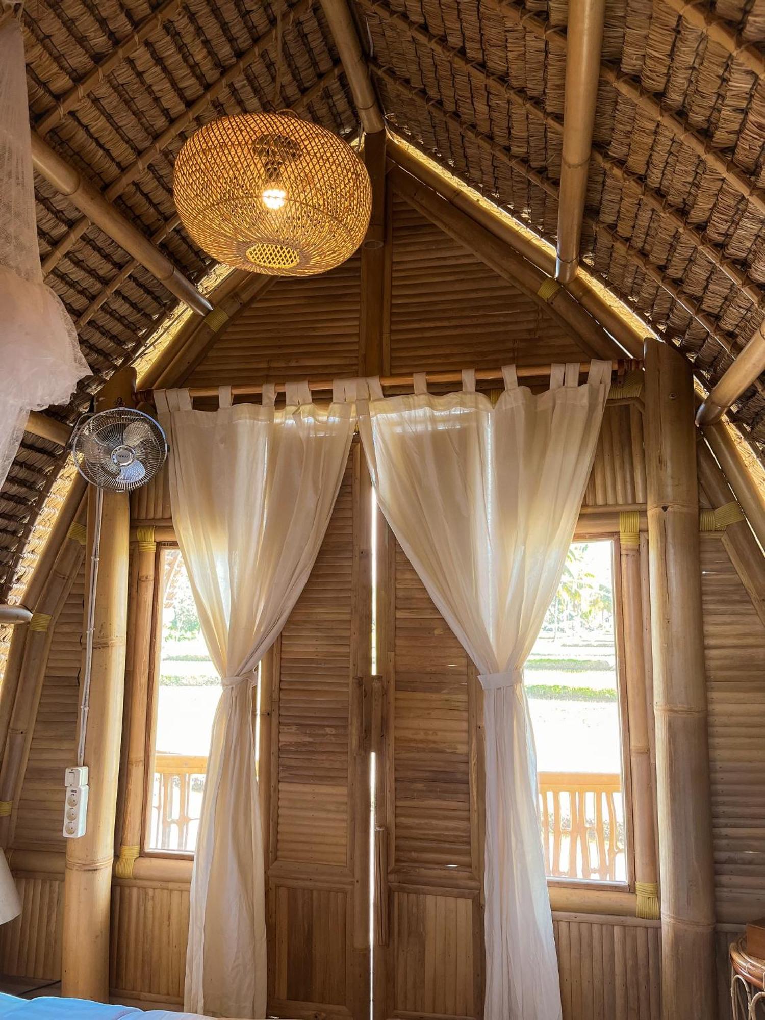 Kawig Bamboo House - Ricefield View, Eco Bamboo Home Tampaksiring 外观 照片