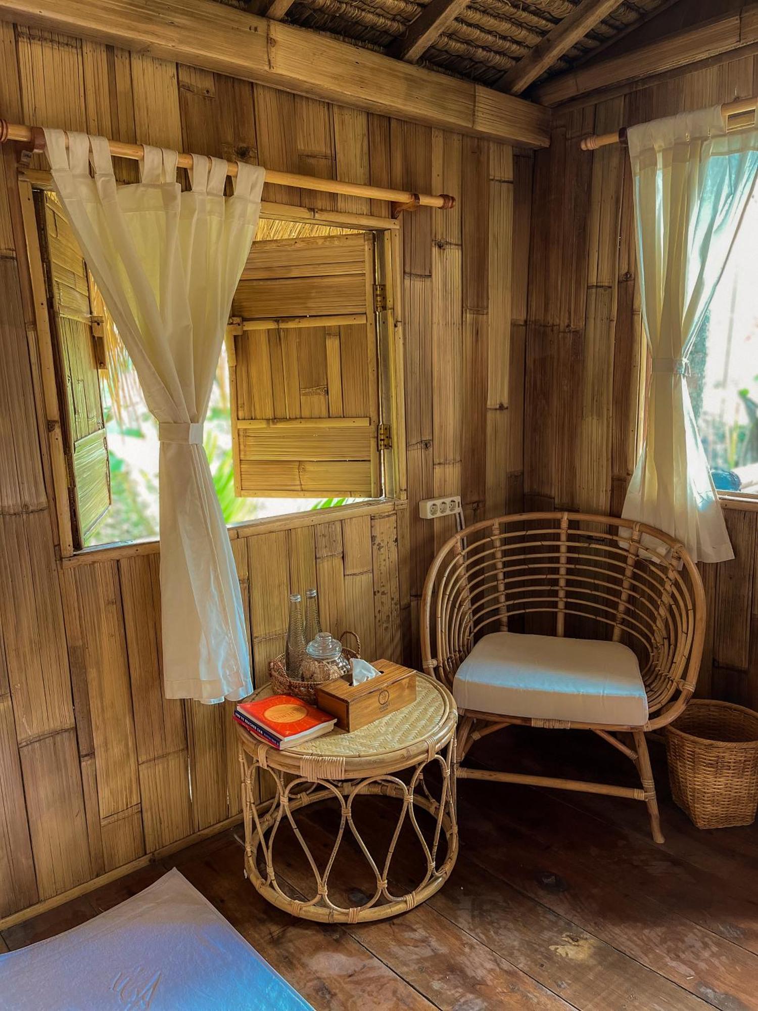 Kawig Bamboo House - Ricefield View, Eco Bamboo Home Tampaksiring 外观 照片