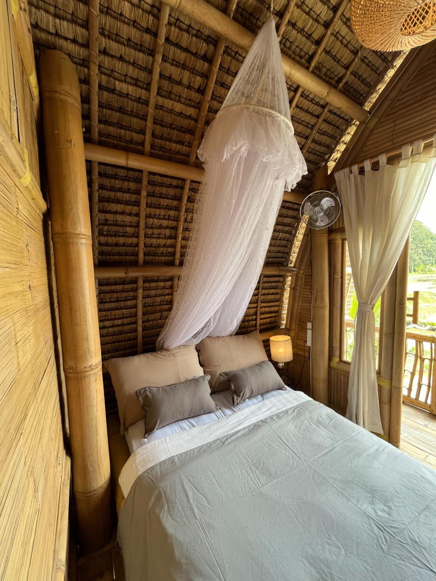 Kawig Bamboo House - Ricefield View, Eco Bamboo Home Tampaksiring 外观 照片
