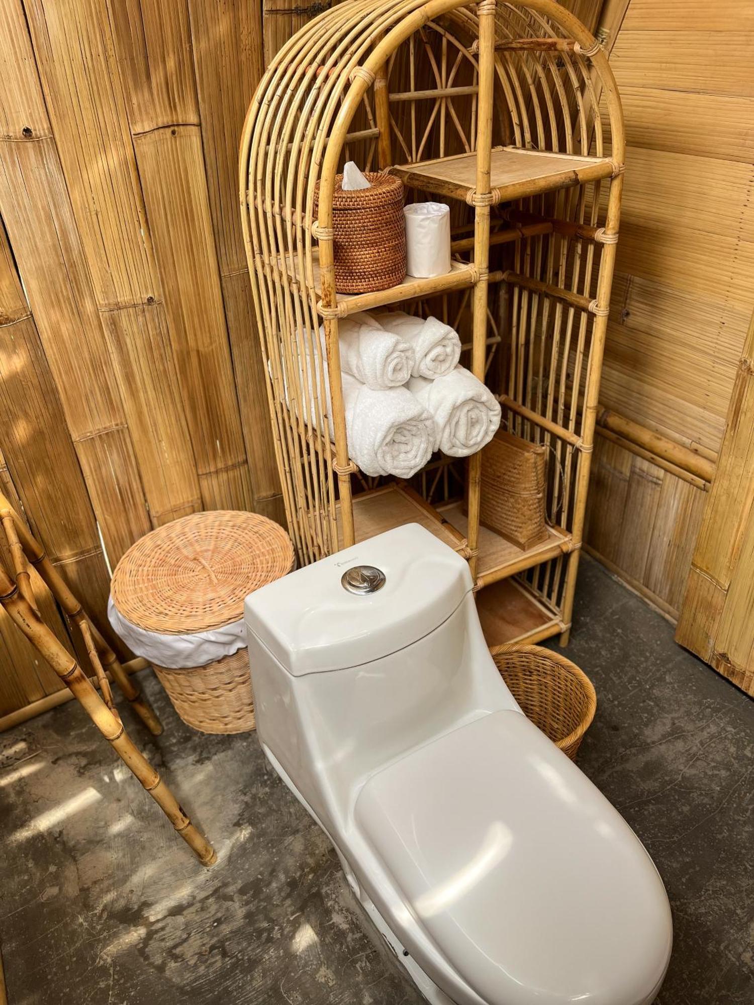Kawig Bamboo House - Ricefield View, Eco Bamboo Home Tampaksiring 外观 照片