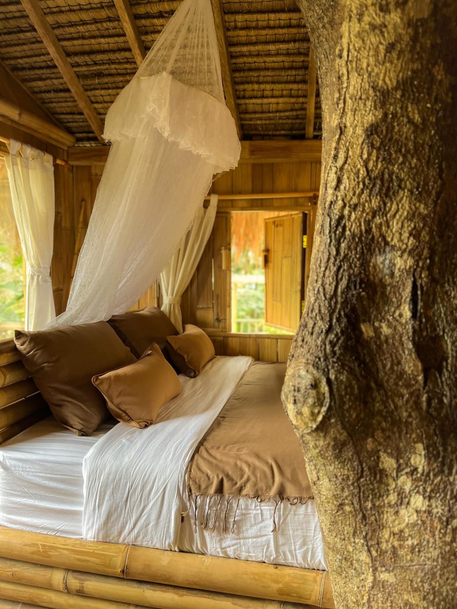 Kawig Bamboo House - Ricefield View, Eco Bamboo Home Tampaksiring 外观 照片