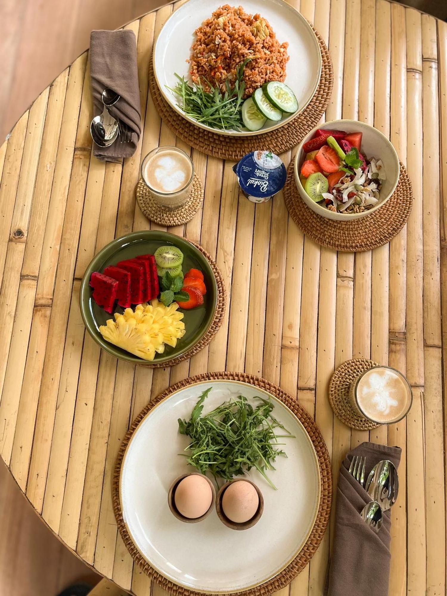 Kawig Bamboo House - Ricefield View, Eco Bamboo Home Tampaksiring 外观 照片