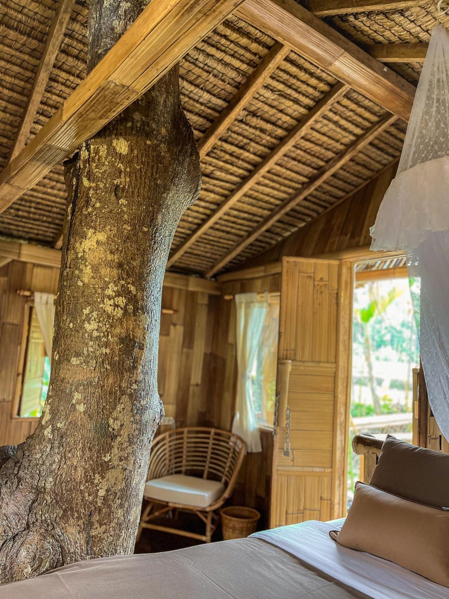 Kawig Bamboo House - Ricefield View, Eco Bamboo Home Tampaksiring 外观 照片